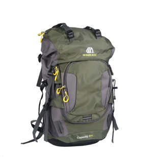 کوله پشتی کوهنوردی OUTDOOR 60 L زیتونی برند از Weikani
