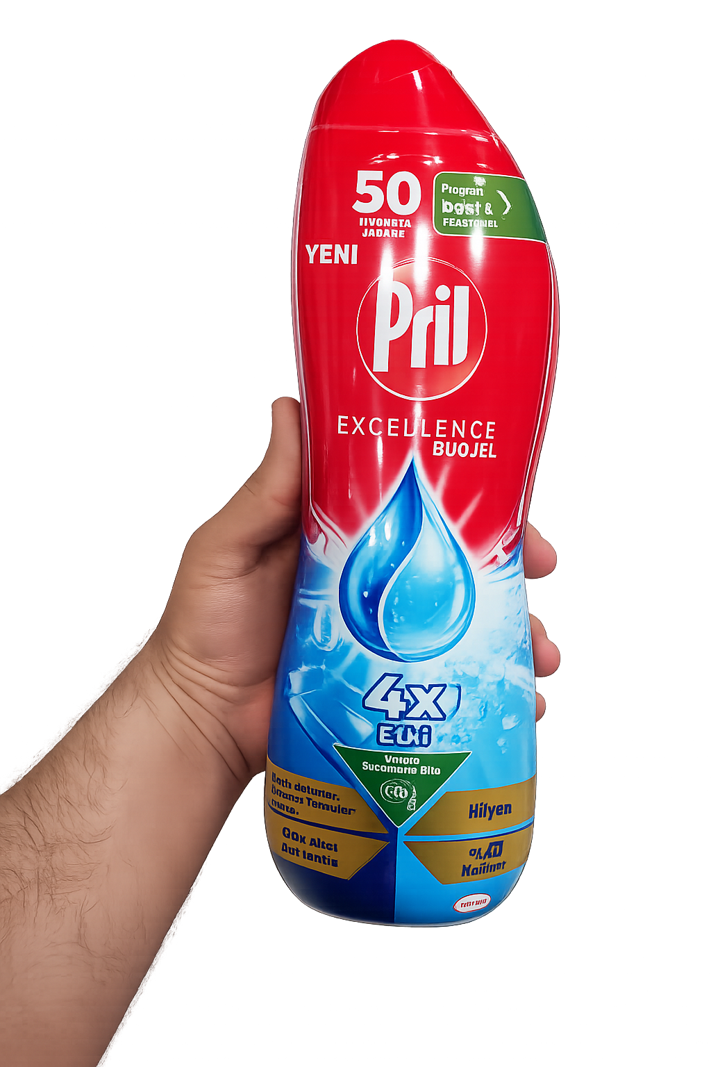 مایع جرم گیر پریل Excellence 4X Gel حجم 900 میلی لیتر