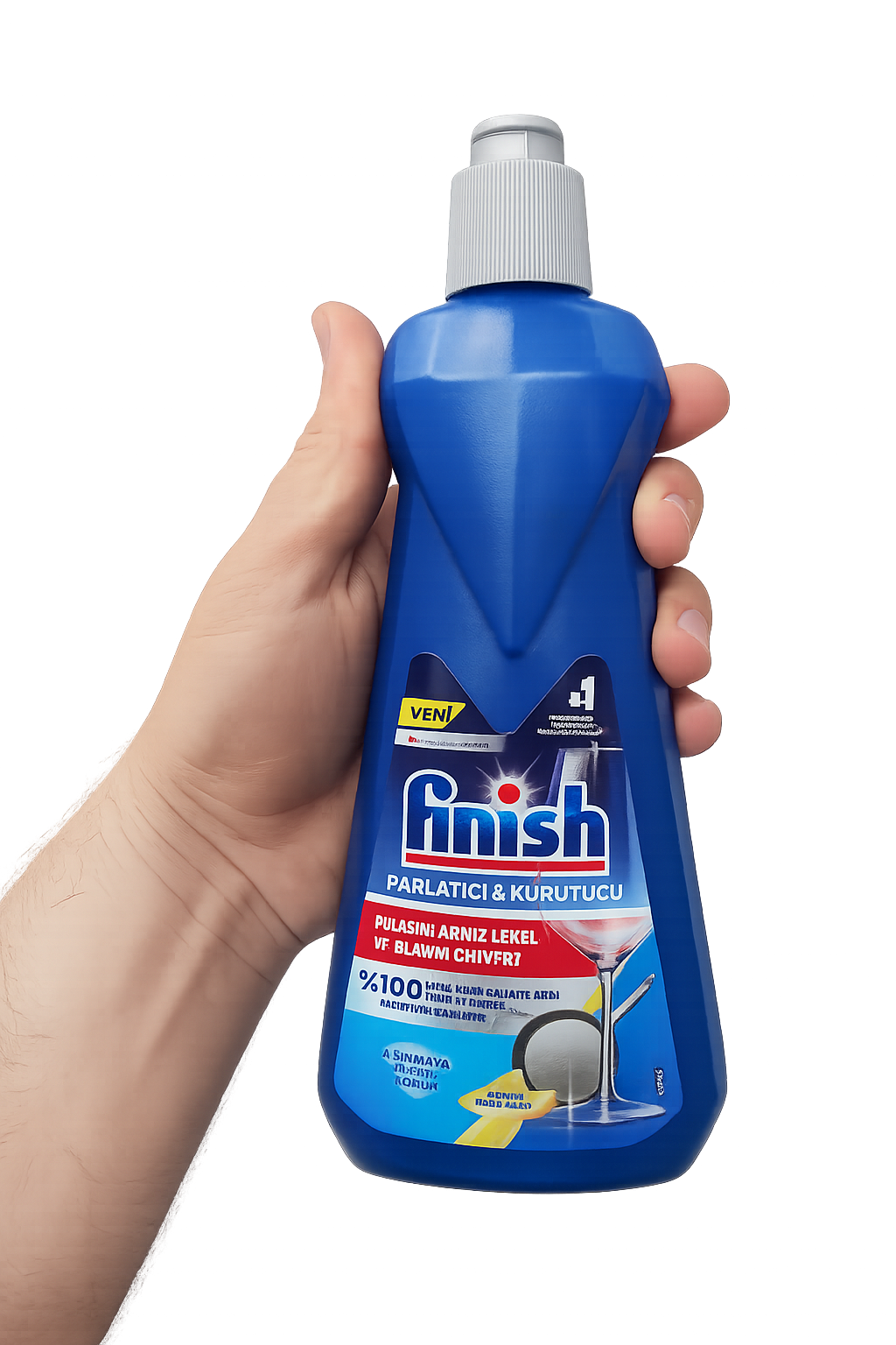 مایع جلادهنده و خشک‌کن ماشین ظرفشویی فینیش Finish Lemon 400ml