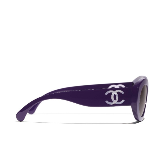 عینک آفتابی زنانه CHANEL 5528 بنفش | 53-19-140