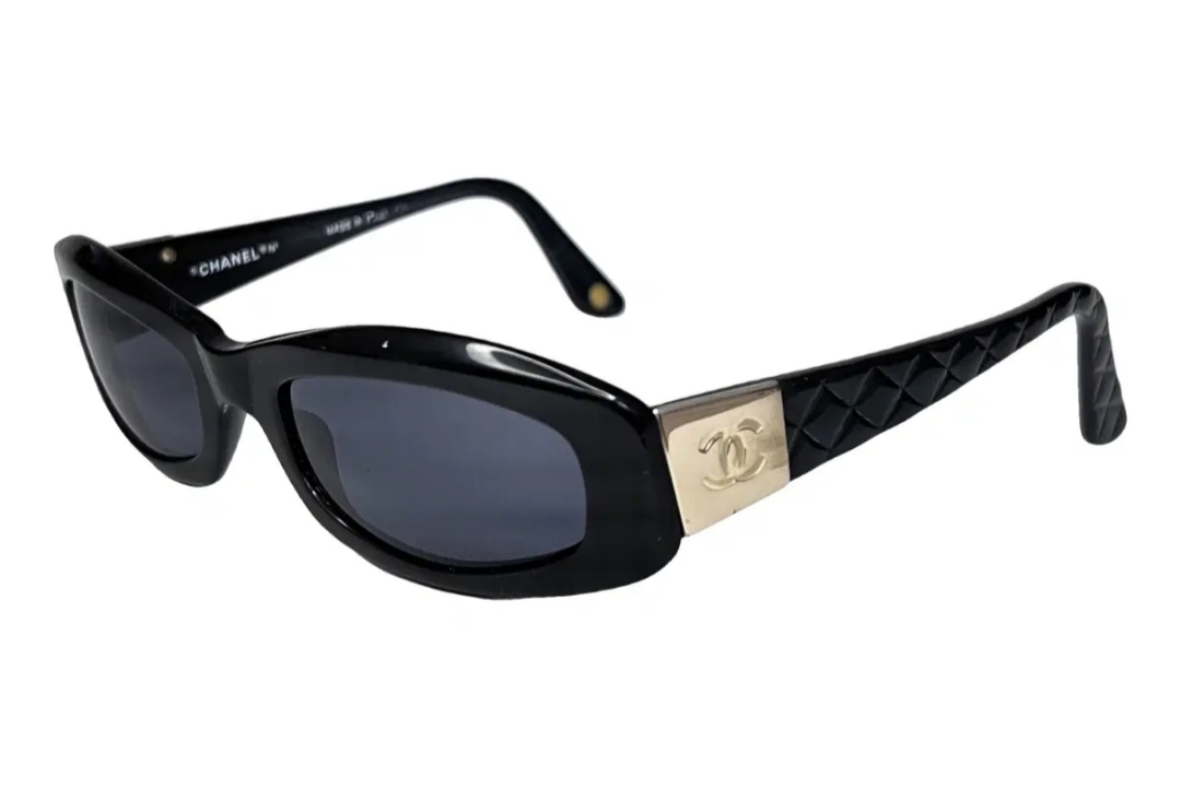 عینک آفتابی زنانه شنل CHANEL C74573 C01 مشکی | 52□18-145