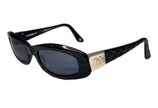 عینک آفتابی زنانه شنل CHANEL C74573 C01 مشکی | 52□18-145