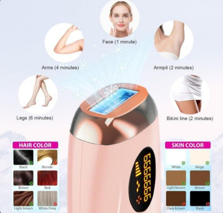 دستگاه رفع موهای زائد IPL سروینو X – 990,000 فلش و 5 سطح انرژی