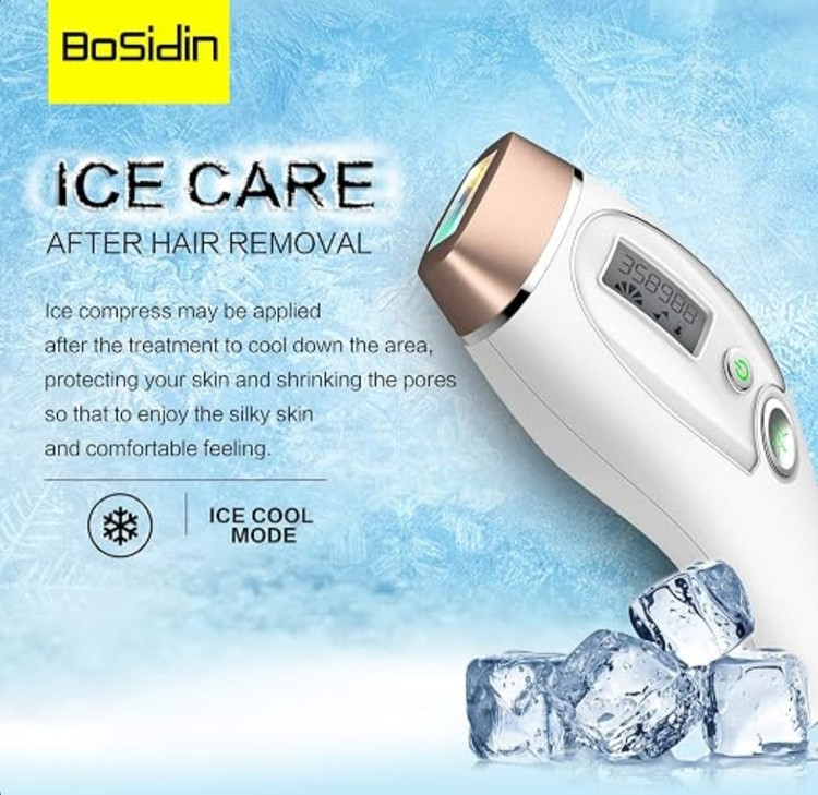 دستگاه IPL رفع موهای زائد بوسیدین BoSidin D-1126 با سری خنککننده ICE و LED