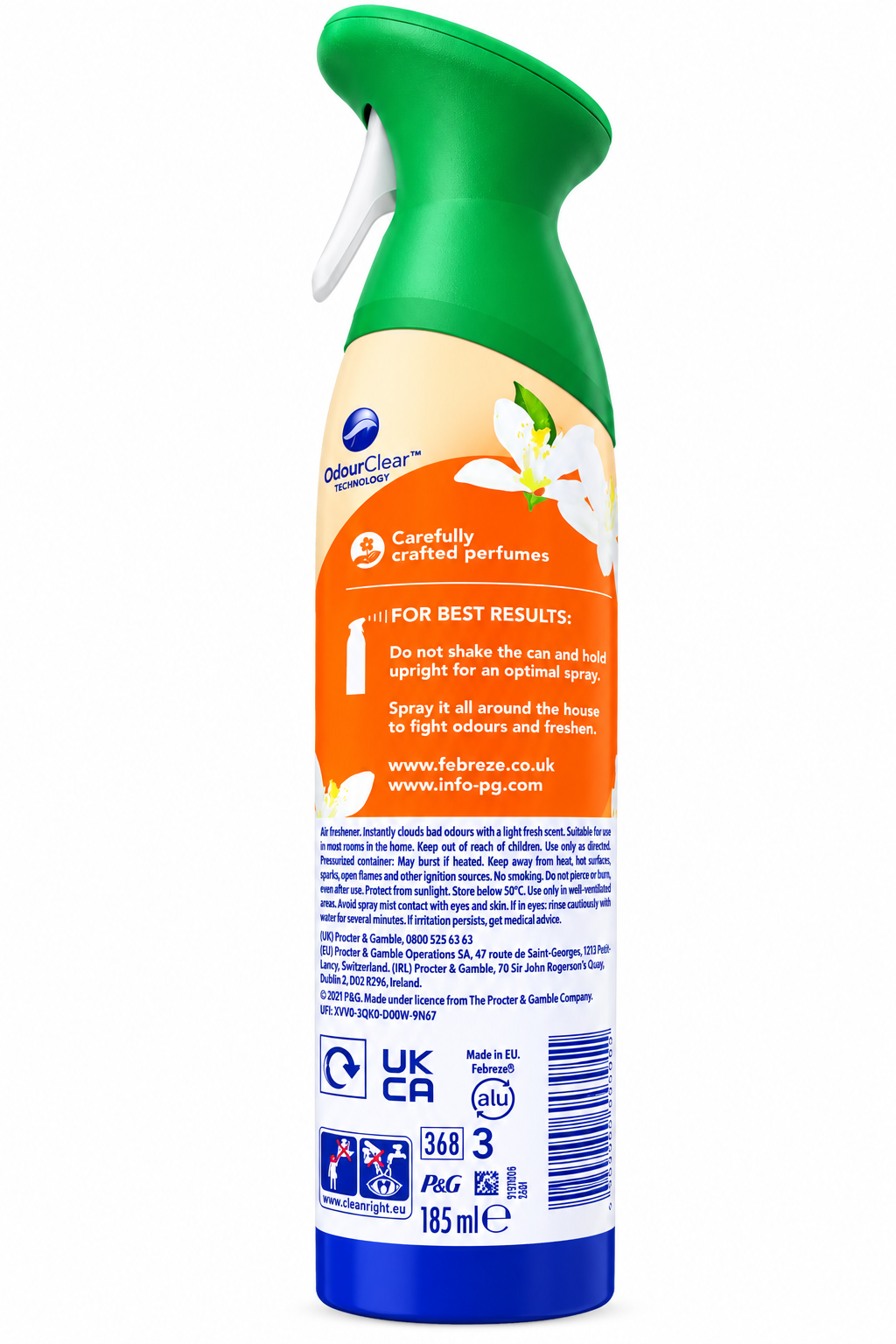 اسپری خوشبو کننده هوا فبرز Febreze Air Mist Lenor Citrus & White Verbena حجم 185 میلی‌لیتر