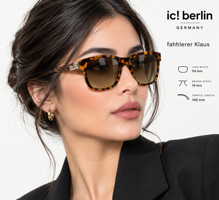 عینک آفتابی زنانه ic! berlin مدل Fahhlerer Klaus | لاکچری و خاص