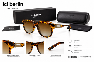 عینک آفتابی زنانه ic! berlin مدل Fahhlerer Klaus | لاکچری و خاص