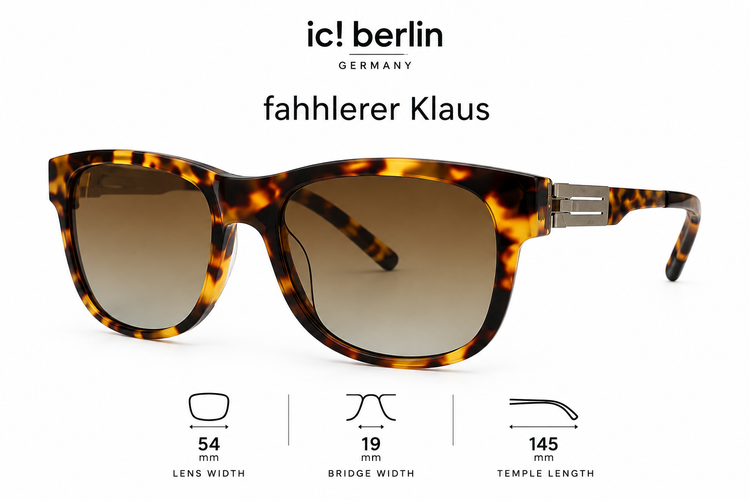 عینک آفتابی زنانه ic! berlin مدل Fahhlerer Klaus | لاکچری و خاص